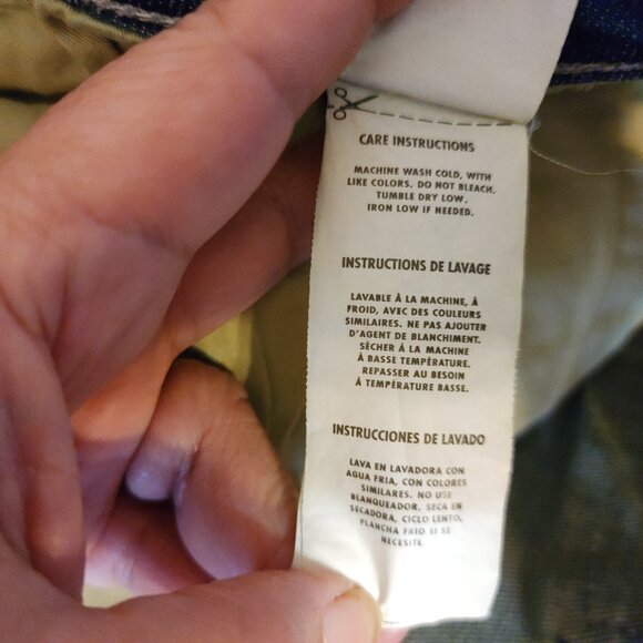 Buffalo David Lucas-x st Buckle Relaxed Straight Stretch Jeans Men 34x30 - Picture 11 of 11